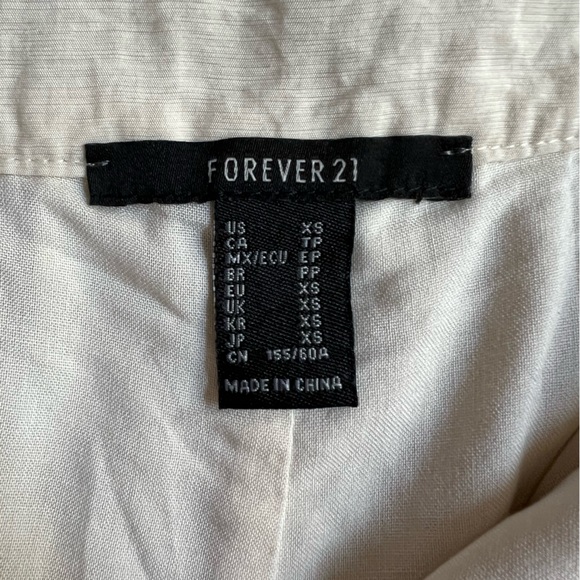 Forever 21 Cream Wide Leg Pants - Picture 12 of 14